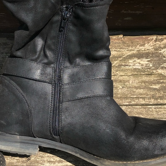 Lane Bryant Moto Boots 11W - Picture 4 of 8